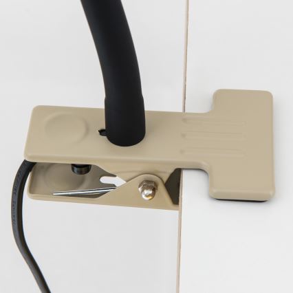 Flexibele tafellamp met klem DOTTY 1xGU10/10W/230V beige/zwart