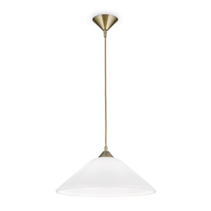 Hanglamp aan een koord GRADO 1xE27/60W/230V diameter 40 cm messing