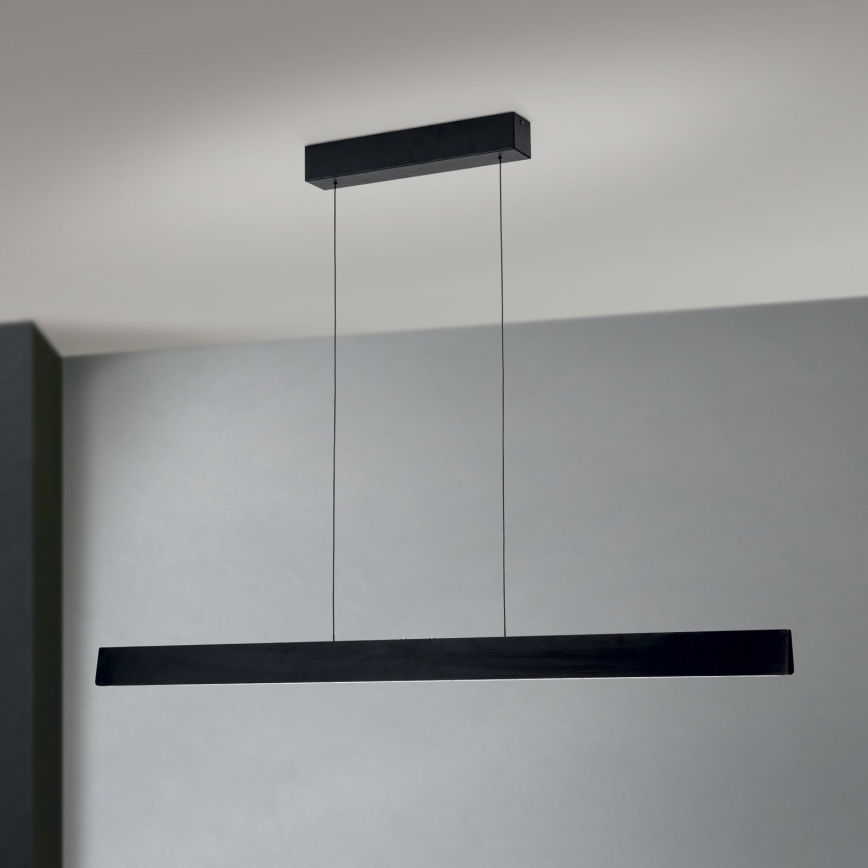 LED Dimbare hanglamp aan kabel TARA LED/44W/230V 2700/3800/4500/5700K zwart