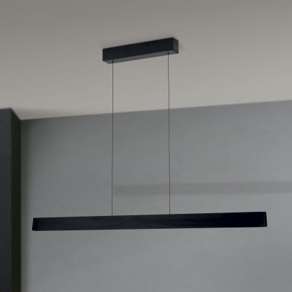 LED Dimbare hanglamp aan kabel TARA LED/44W/230V 2700/3800/4500/5700K zwart