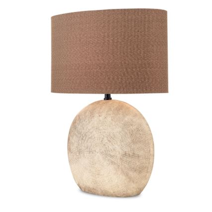 Tafellamp ETHNO 1xE27/60W/230V keramiek bruin/beige