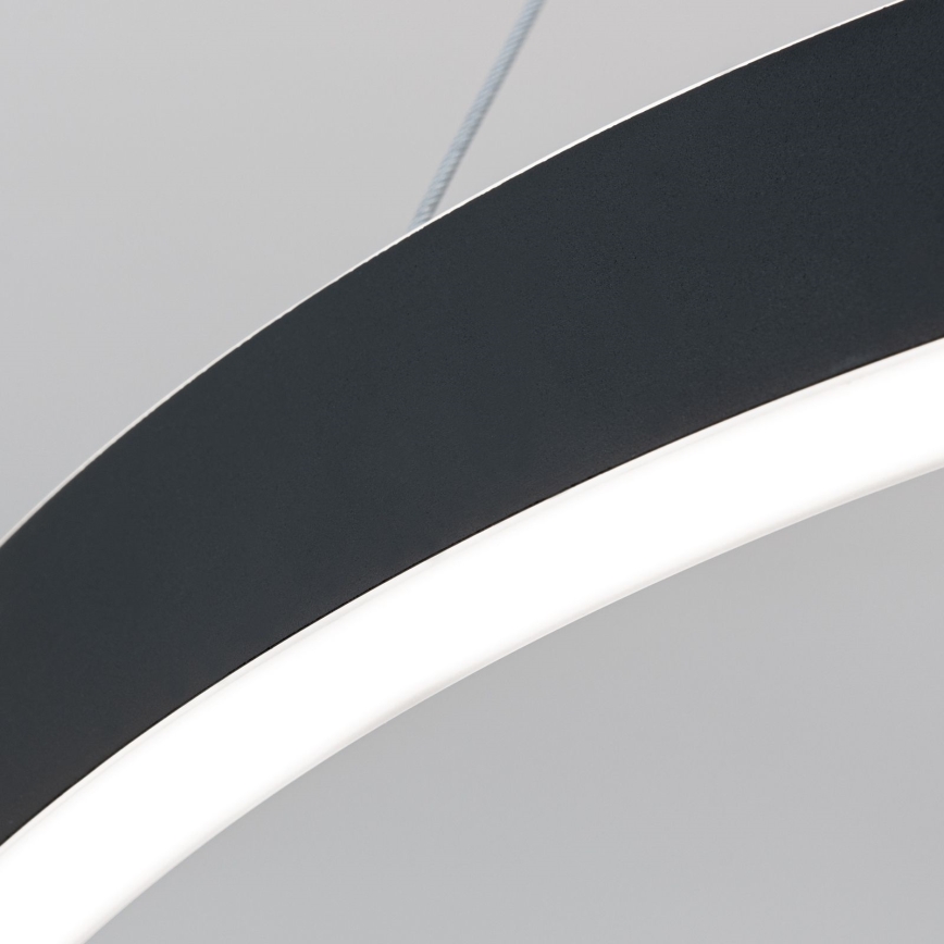 Dimbare pendellamp aan kabel KOLK LED/60W/230V 2700/3000/4000K Ø 60 cm zwart