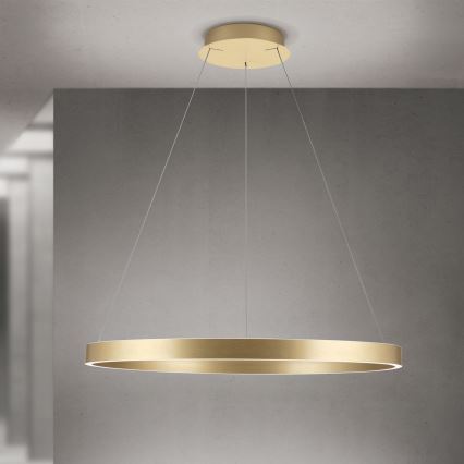 Orion - dimbare LED-kroonluchter met kabelophanging KOLK LED/80W/230V 2700/3000/4000K Ø 80 cm goudkleurig