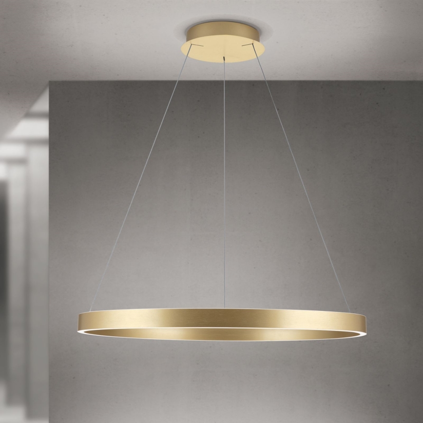 Orion - dimbare LED-kroonluchter met kabelophanging KOLK LED/80W/230V 2700/3000/4000K Ø 80 cm goudkleurig