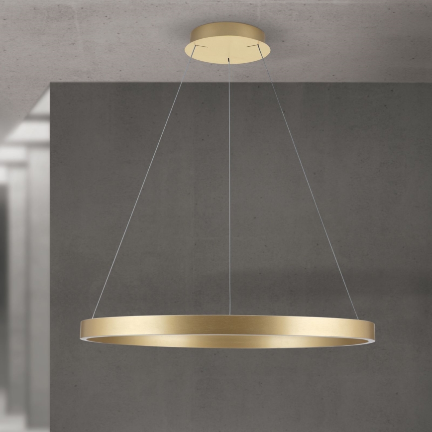 Orion - dimbare LED-kroonluchter met kabelophanging KOLK LED/80W/230V 2700/3000/4000K Ø 80 cm goudkleurig