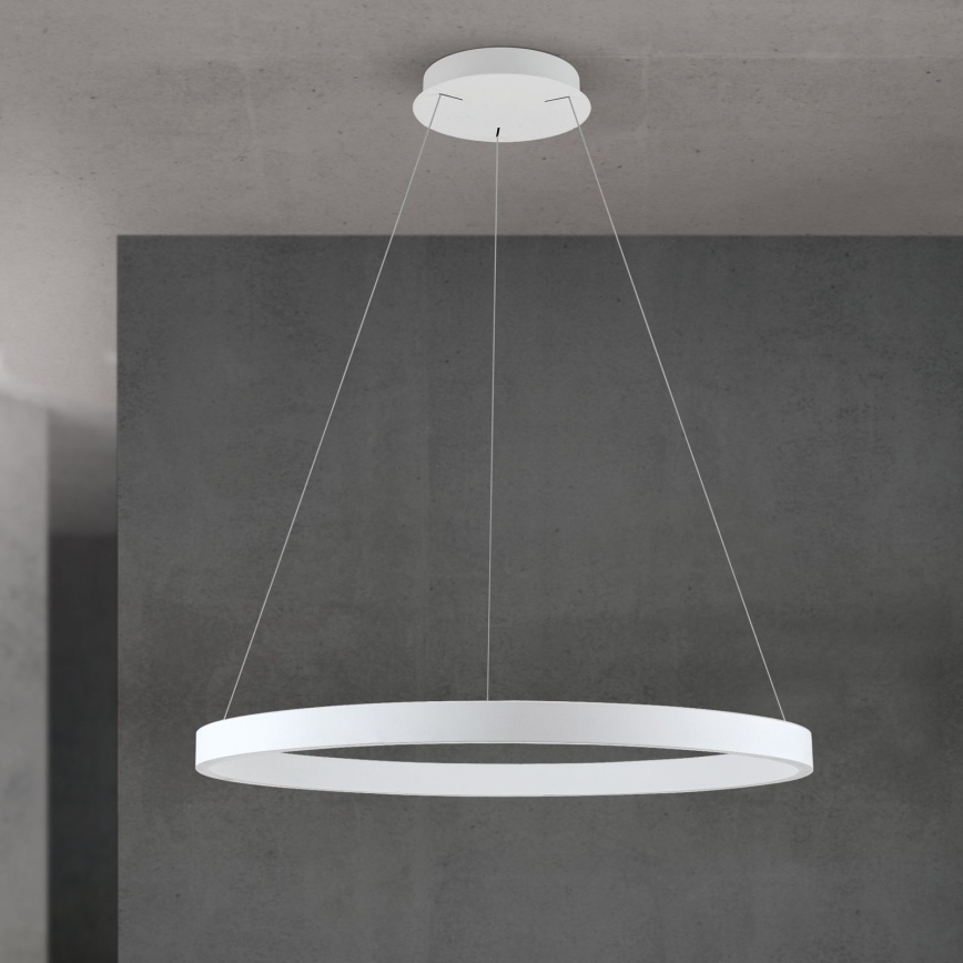 dimbare LED-hanglamp aan een kabel KOLK LED/80W/230V 2700/3000/4000K Ø 80 cm wit