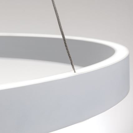 dimbare LED-hanglamp aan een kabel KOLK LED/80W/230V 2700/3000/4000K Ø 80 cm wit