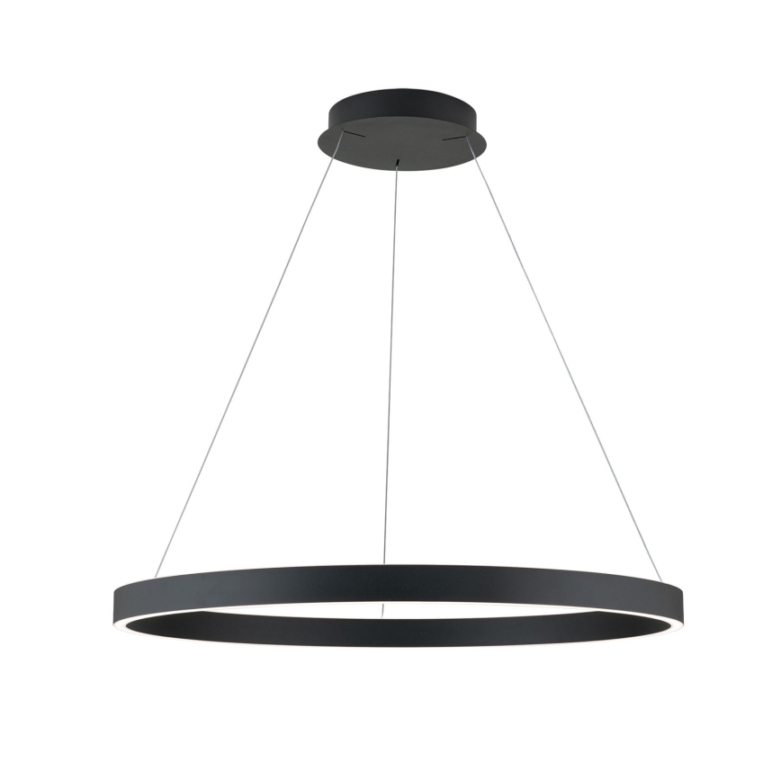 Orion - LED-dimbare hanglamp met kabelophanging KOLK LED/80W/230V 2700/3000/4000K Ø 80 cm zwart