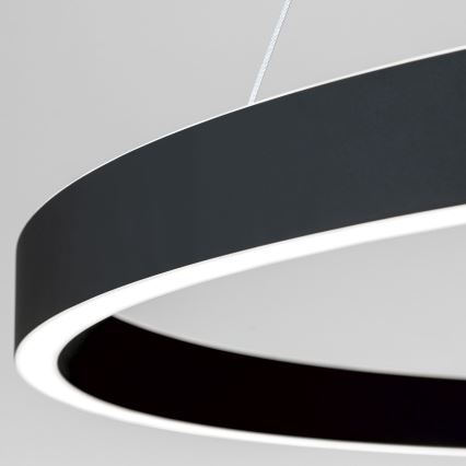 Orion - LED-dimbare hanglamp met kabelophanging KOLK LED/80W/230V 2700/3000/4000K Ø 80 cm zwart
