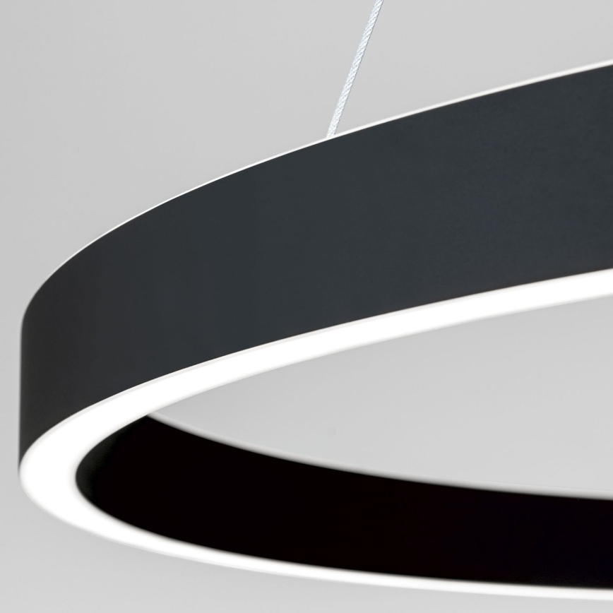 Orion - LED-dimbare hanglamp met kabelophanging KOLK LED/80W/230V 2700/3000/4000K Ø 80 cm zwart
