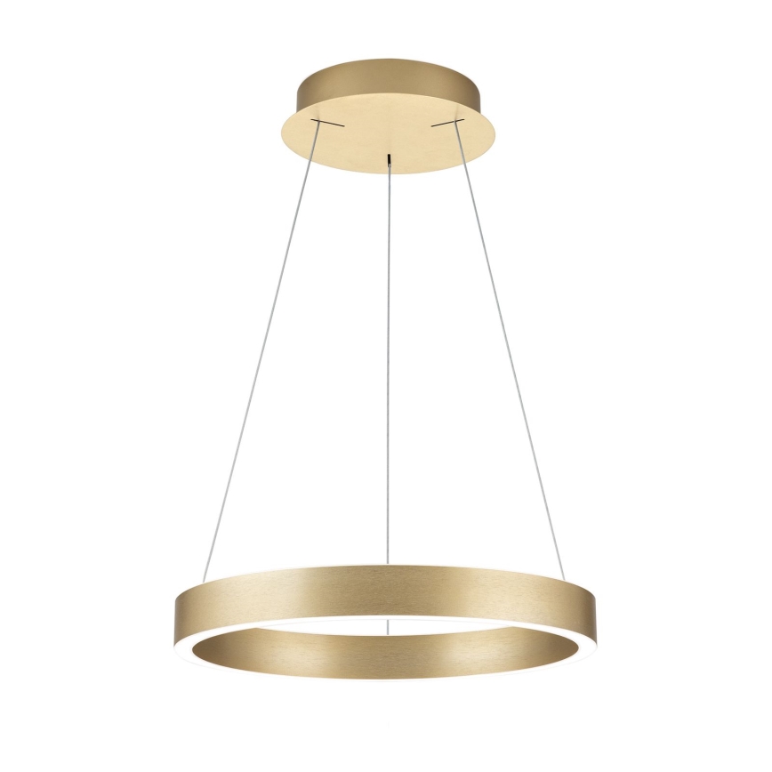 Dimbare LED-pendellamp aan kabel KOLK LED/40W/230V 2700/3000/4000 K Ø 40 cm, goudkleurig