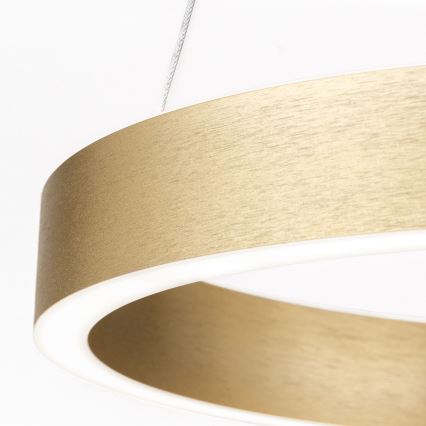 Dimbare LED-pendellamp aan kabel KOLK LED/40W/230V 2700/3000/4000 K Ø 40 cm, goudkleurig