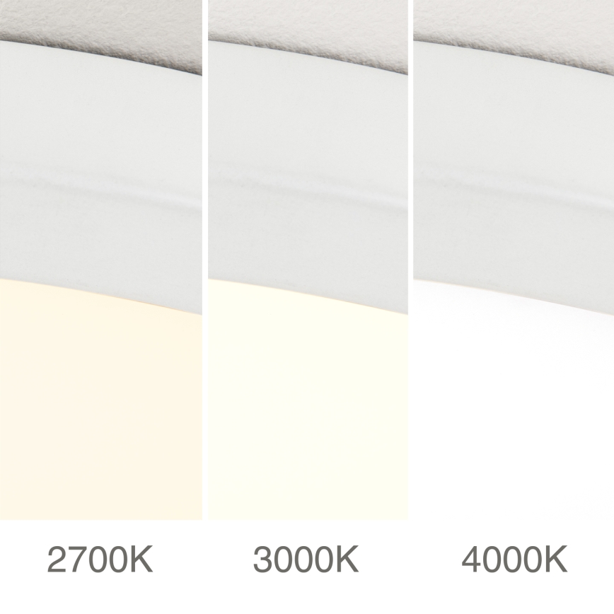 Dimbare LED-plafondlamp DISC LED/30W/230V 2700/3000/4000K Ø 40 cm wit