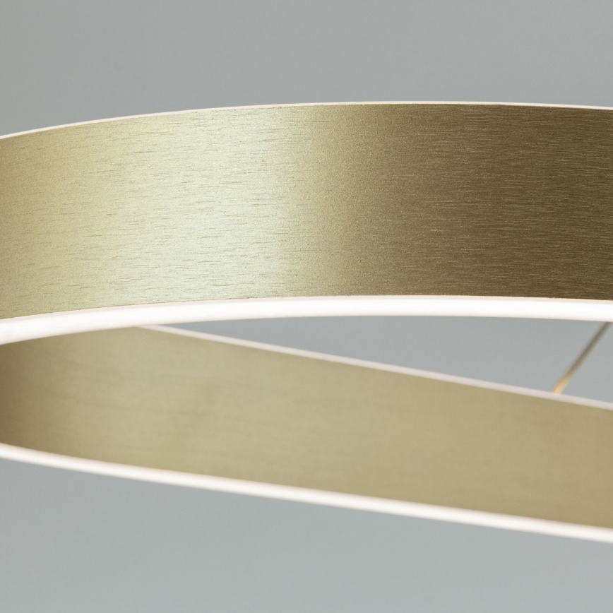 LED-kroonluchter aan kabel CARRARA LED/80W/230V 2700/3000/4000K goud