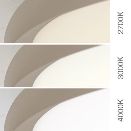 LED plafondlamp KANT LED/30W/230V 2700/3000/4000K Ø 40 cm beige