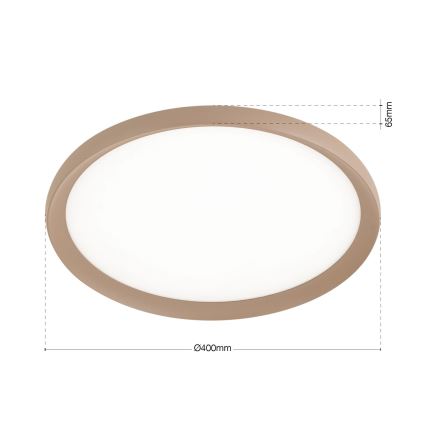 LED plafondlamp KANT LED/30W/230V 2700/3000/4000K Ø 40 cm beige