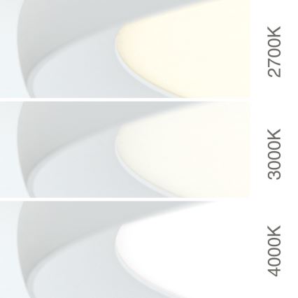 LED plafondlamp KANT LED/50W/230V 2700/3000/4000K Ø 60 cm wit