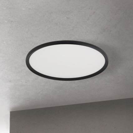 LED plafondlamp KANT LED/50W/230V 2700/3000/4000K Ø 60 cm zwart