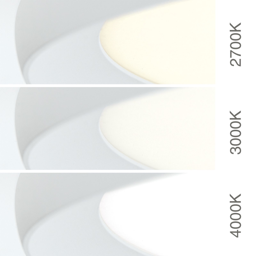 LED plafondlamp KANT LED/50W/230V 2700/3200/4000K Ø 60 cm wit
