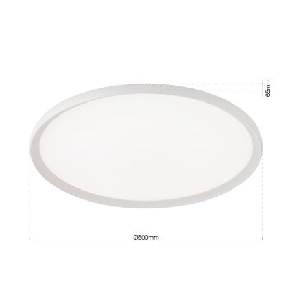 LED plafondlamp KANT LED/50W/230V 2700/3200/4000K Ø 60 cm wit
