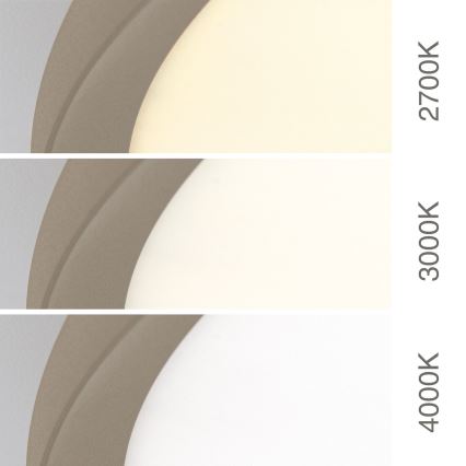 LED-plafondlamp KANT LED/66W/230V 2700/3000/4000K Ø 80 cm beige