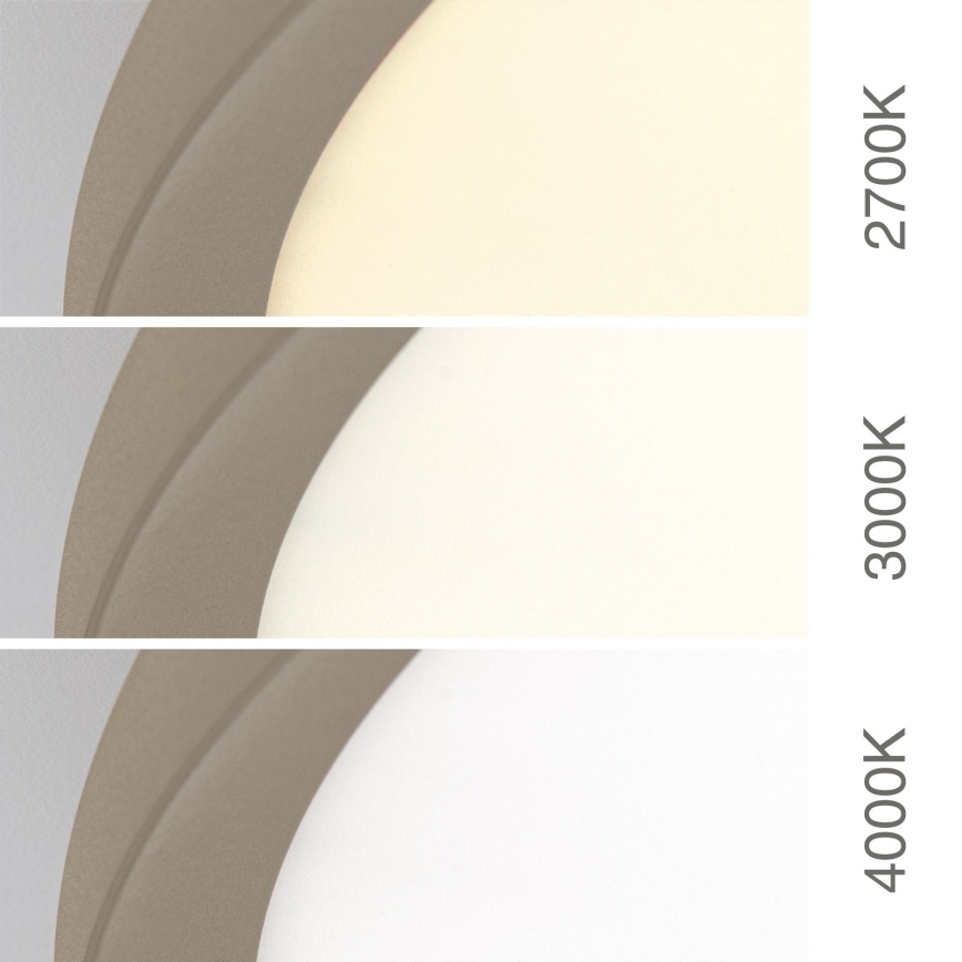 LED-plafondlamp KANT LED/66W/230V 2700/3000/4000K Ø 80 cm beige