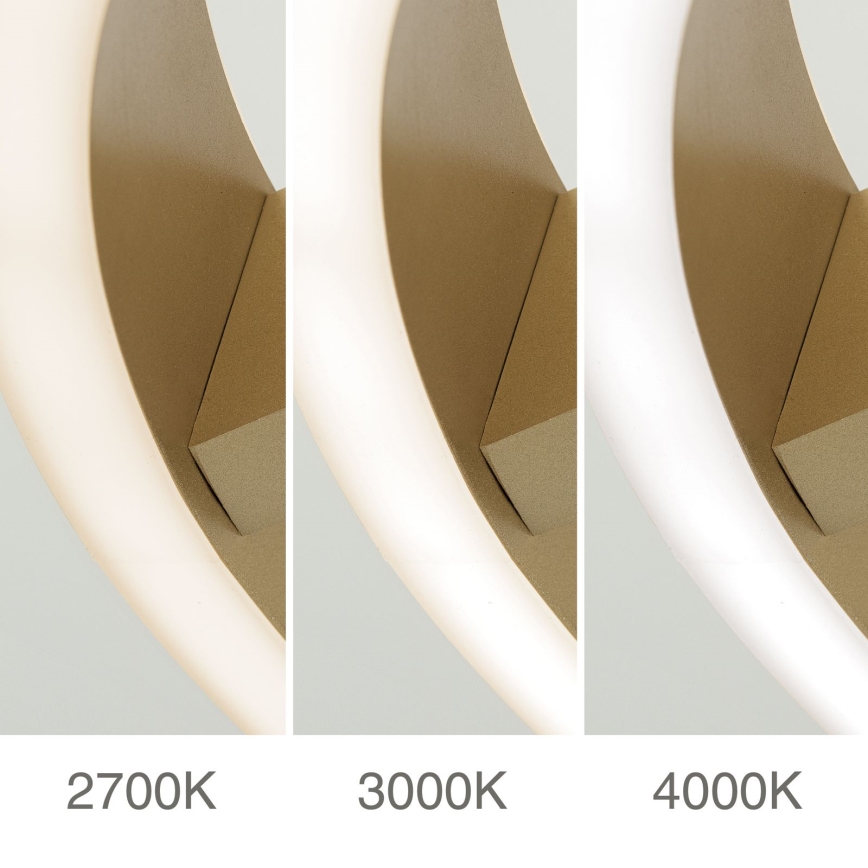 LED-plafondlamp KOLK LED/40W/230V 2700/3000/4000K Ø 40 cm goud