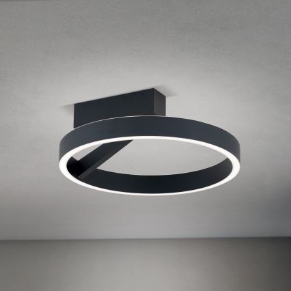 LED-plafondlamp KOLK LED/40W/230V 2700/3000/4000K Ø 40 cm zwart