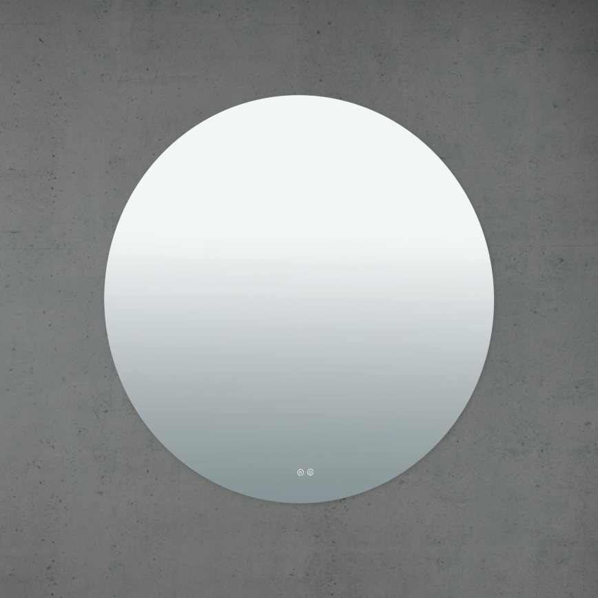 LED verwarmde badkamerspiegel met randverlichting FOCUS LED/30W/230V 3000/4200/6000K Ø 100 cm IP44