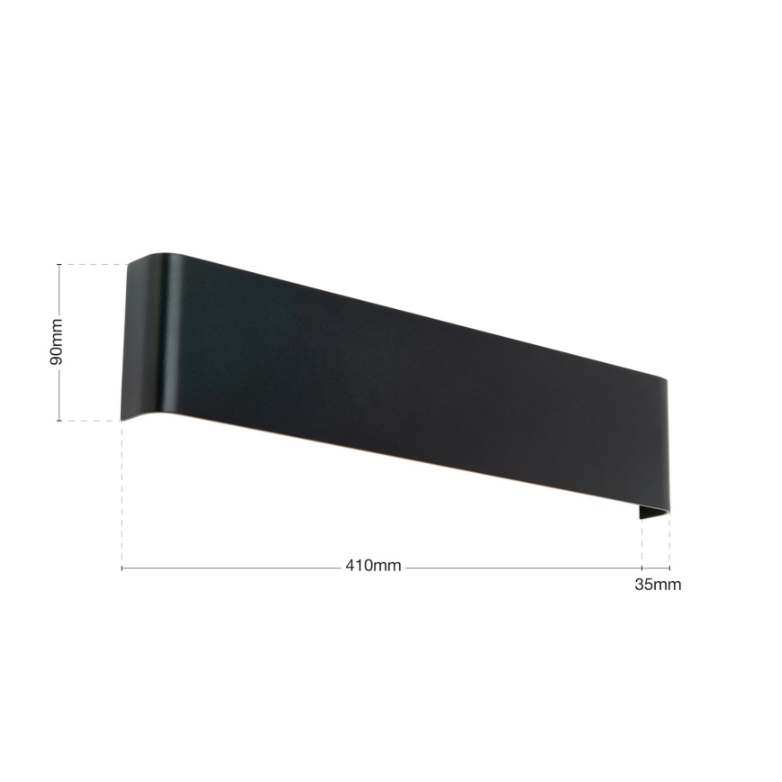 LED-wandlamp ACCENT LED/14W/230V zwart