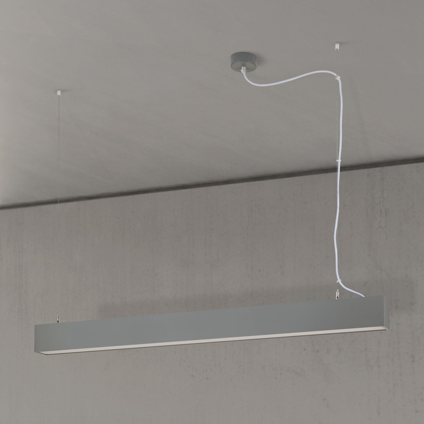 LED plafond-/hanglamp 2-in-1 PALKKI LED/38W/230V 3000/4000/5000K grijs