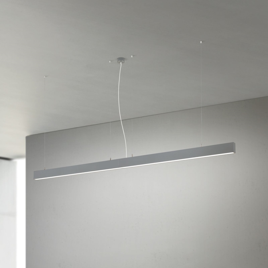 LED plafond-/hanglamp 2-in-1 PALKKI LED/38W/230V 3000/4000/5000K grijs