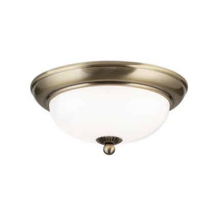Plafondlamp EMPIRA 2xE14/40W/230V, diameter 26,5 cm, brons