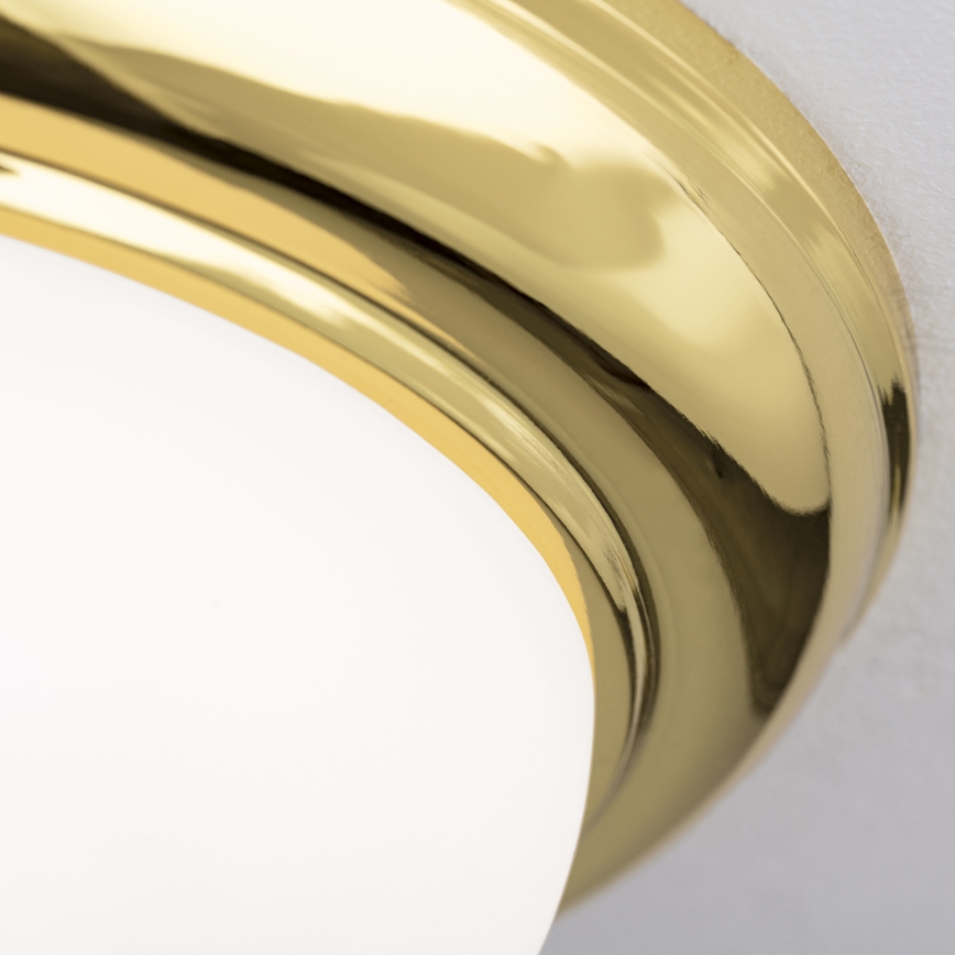 Plafondlamp EMPIRA 2xE14/40W/230V Ø 26,5 cm goudkleurig