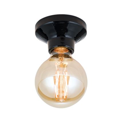 Plafondlamp FROST 1xE27/60W/230V zwart