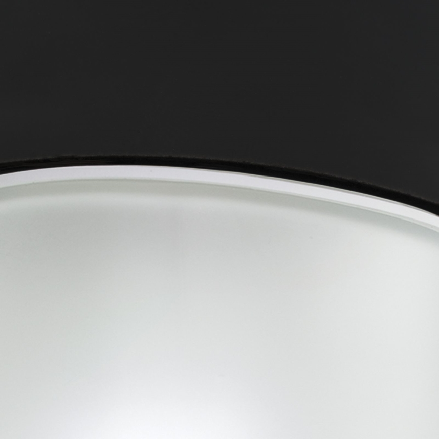 Plafondlamp OSTIA 1xE27/40W/230V Ø 9,8 cm zwart