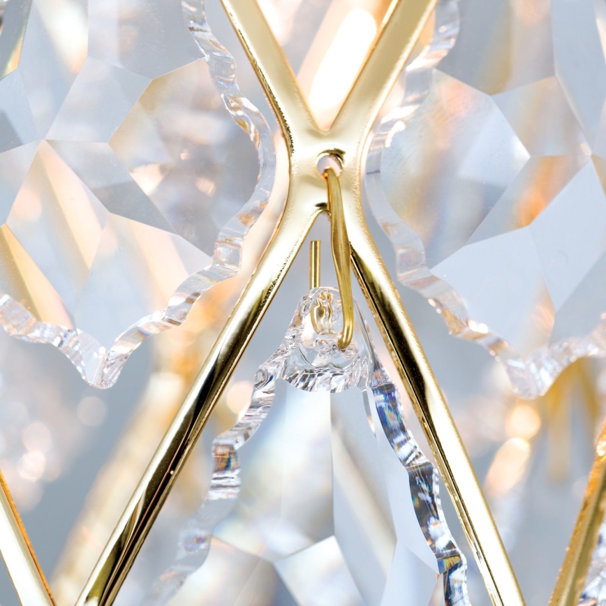 Plafondlamp RITA 1xG9/40W/230V, Ø 9 cm, goudkleurig