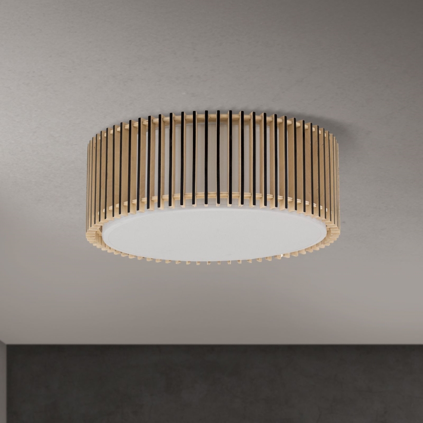 Plafondlamp TARTA 3xE27/40W/230V Ø 40 cm beige