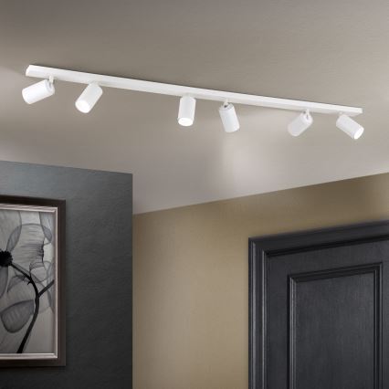 Plafondspot SEAN 6xGU10/13W/230V wit