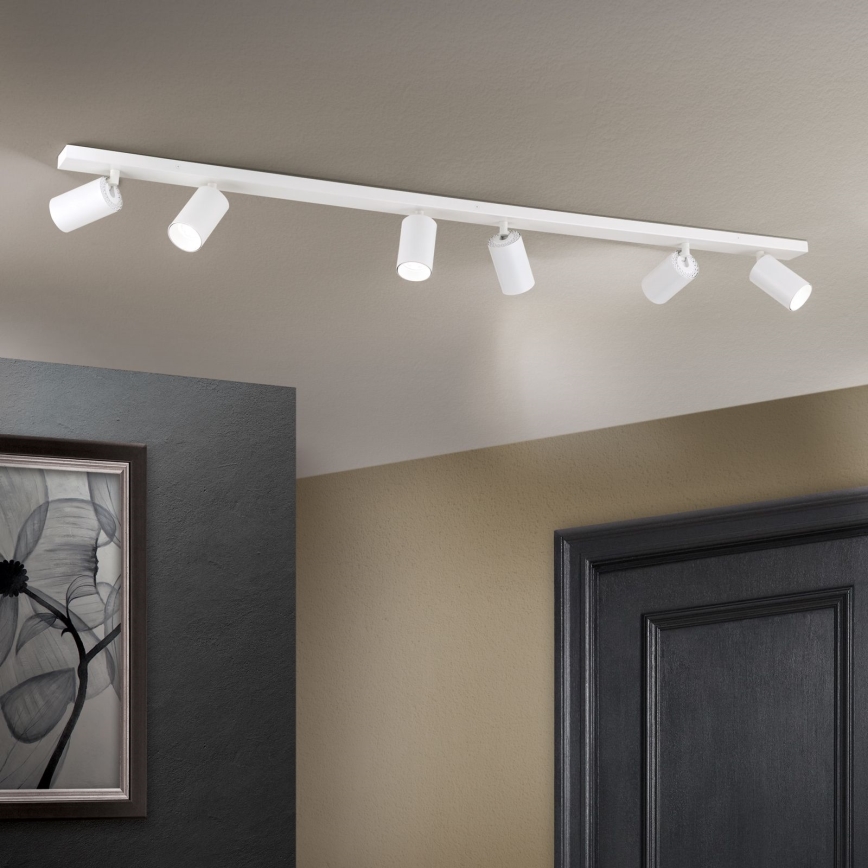 Plafondspot SEAN 6xGU10/13W/230V wit