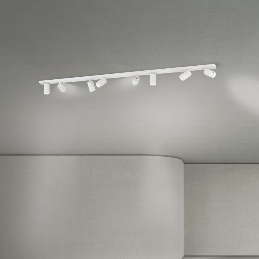 Plafondspot SEAN 8xGU10/13W/230V wit