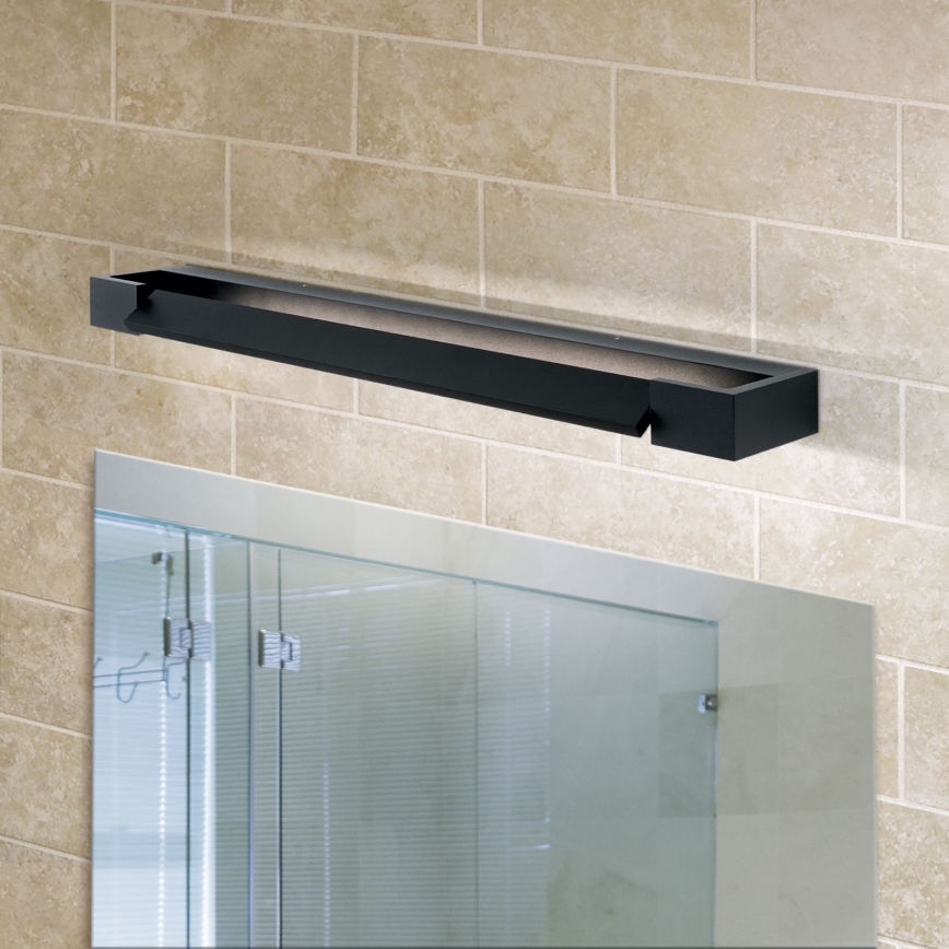 LED Badkamer spiegelverlichting MARILYN LED/18W/230V 60 cm IP44 zwart
