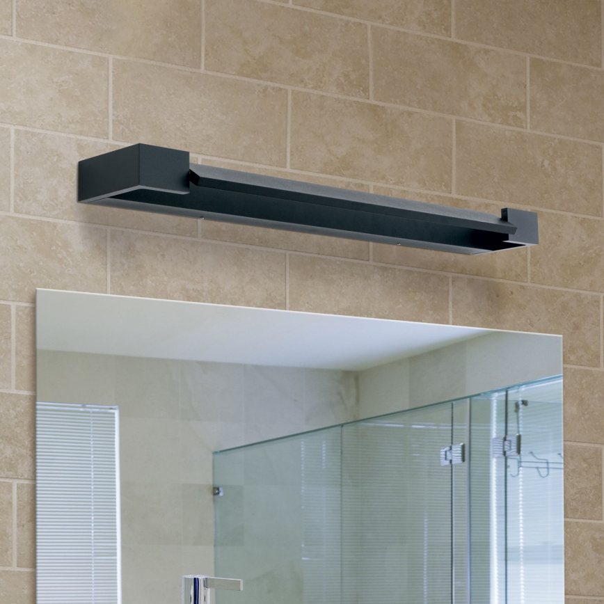 LED Badkamer spiegelverlichting MARILYN LED/18W/230V 60 cm IP44 zwart