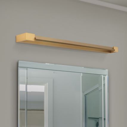 LED Badkamer spiegelverlichting MARILYN LED/24W/230V 90 cm IP44 goud