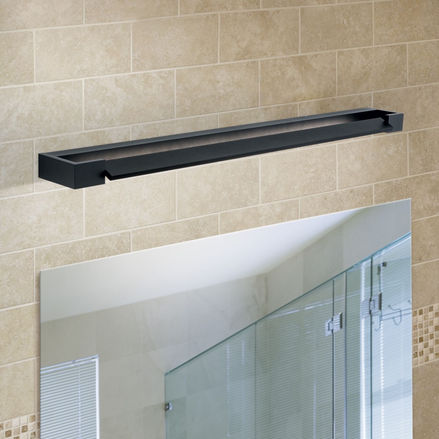LED Badkamer spiegelverlichting MARILYN LED/24W/230V 90 cm IP44 zwart