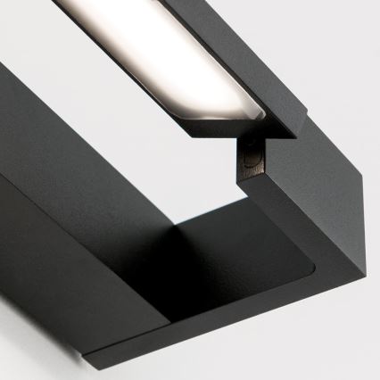 LED Badkamer spiegelverlichting MARILYN LED/24W/230V 90 cm IP44 zwart
