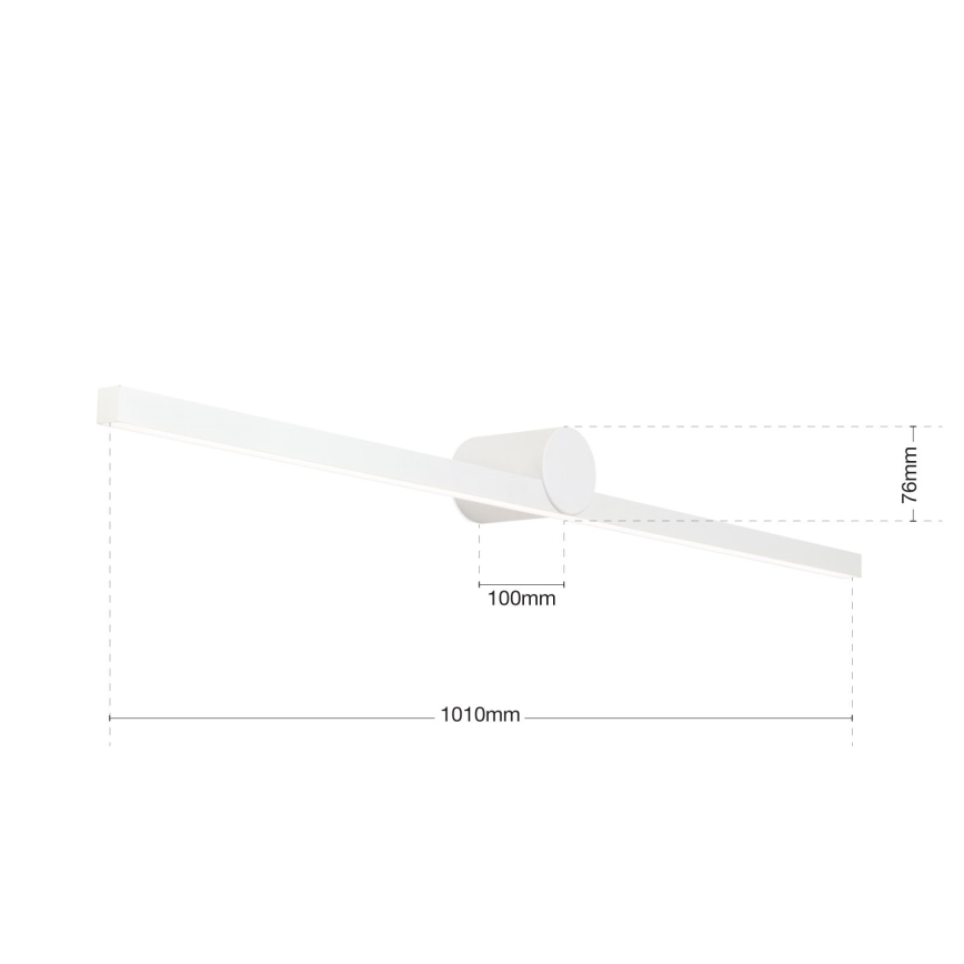 LED Badkamer spiegelverlichting BEAUTY LED/24W/230V 101 cm IP54 wit