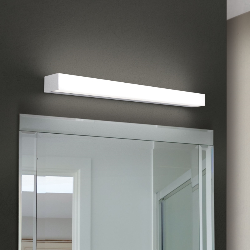 LED Badkamer spiegelverlichting HORIZON LED/12W/230V 3000/4000K 60 cm IP44 zilver
