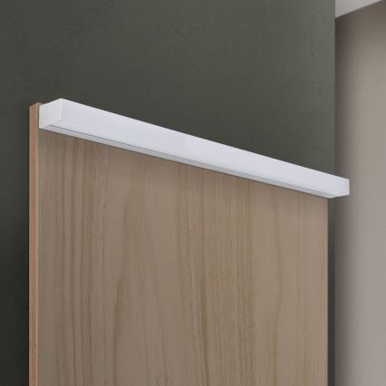 LED Badkamer spiegelverlichting HORIZON LED/18W/230V 3000/4000K 90 cm IP44 zilver