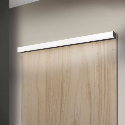 LED Badkamer spiegelverlichting HORIZON LED/18W/230V 3000/4000K 90 cm IP44 zwart